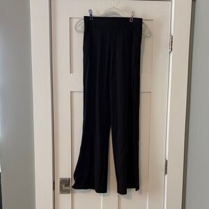 JNY Black Wide-Leg Pants